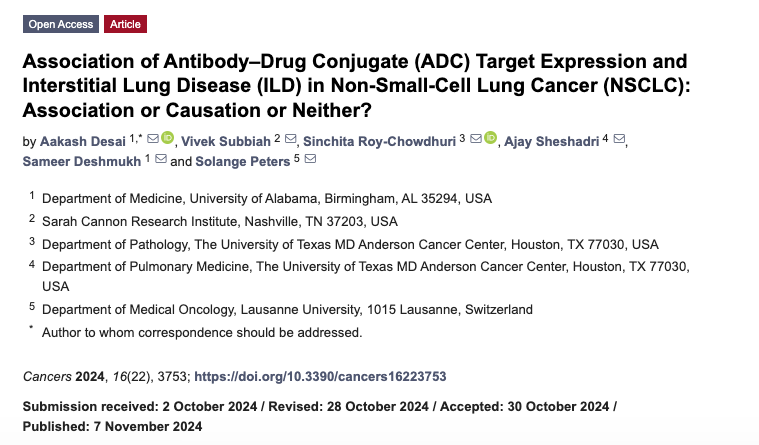 Aakash Desai Discusses Key Findings on ADCs in NSCLC Treatment